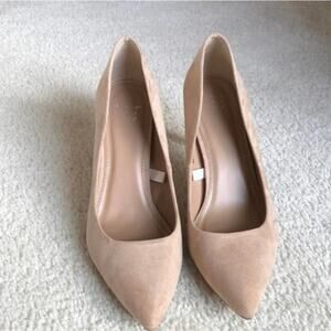 ❄️2/$5❄️[NEW IN BOX] A New Day "PECAN" Suede Pointed Toe 3" [Size 11W]